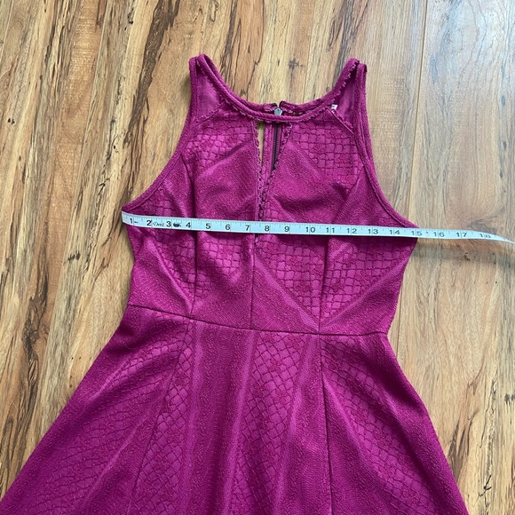 Free People Miss Connections Sleeveless Skater Dress Sz 4 - Picture 6 of 8